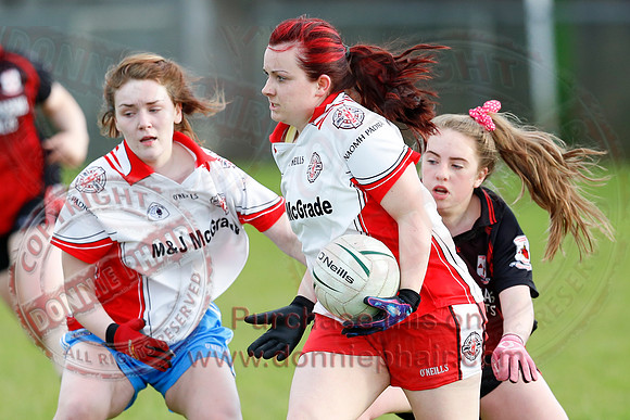 Brookeborough (4-17) V St. Patricks, Donagh (0-7) in Ladies Senior GAA Football League Division one.