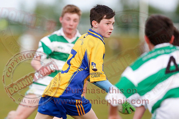 Enniskillen Gaels (5-16) V Teemore (3-5) in Under 14 GAA Championship Semi-Final.