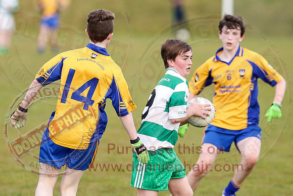 Enniskillen Gaels (5-16) V Teemore (3-5) in Under 14 GAA Championship Semi-Final.