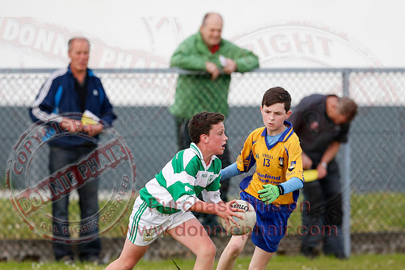 Enniskillen Gaels (5-16) V Teemore (3-5) in Under 14 GAA Championship Semi-Final.