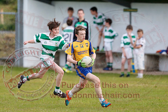 Enniskillen Gaels (5-16) V Teemore (3-5) in Under 14 GAA Championship Semi-Final.