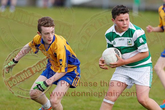 Enniskillen Gaels (5-16) V Teemore (3-5) in Under 14 GAA Championship Semi-Final.
