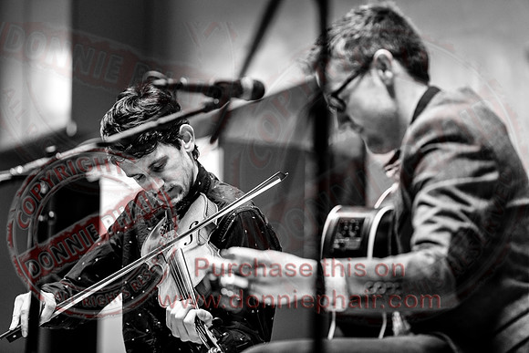 Fermanagh Fleadh - Donal McCague and Sean McElwain playing in Newtownbutler Community Hall.