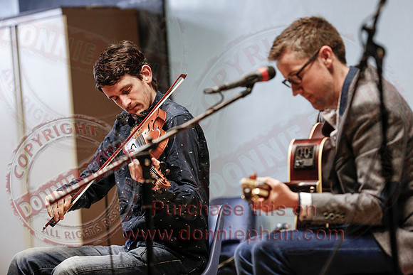 Fermanagh Fleadh - Donal McCague and Sean McElwain playing in Newtownbutler Community Hall.