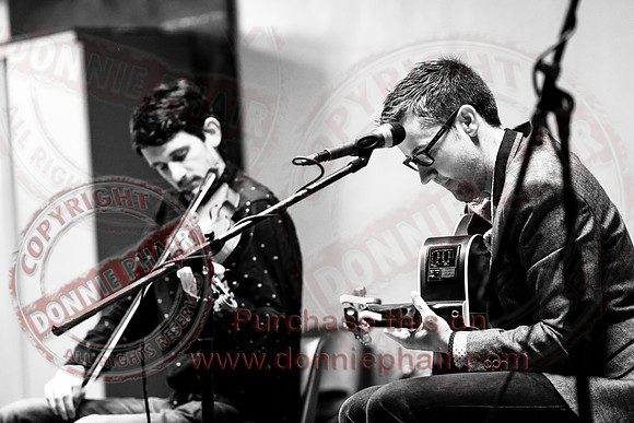 Fermanagh Fleadh - Donal McCague and Sean McElwain playing in Newtownbutler Community Hall.