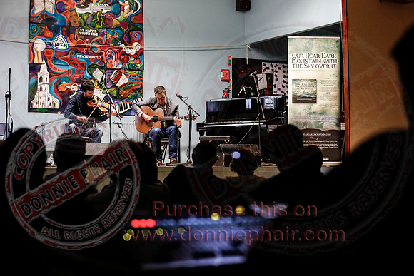 Fermanagh Fleadh - Donal McCague and Sean McElwain playing in Newtownbutler Community Hall.