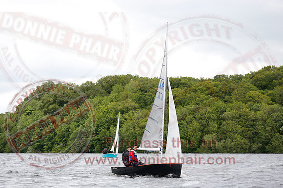 GP14 Ulster Championship Sailing Competition at Lough Erne Yacht Club.