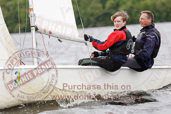 GP14 Ulster Championship Sailing Competition at Lough Erne Yacht Club.