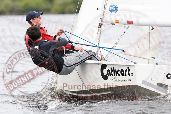 GP14 Ulster Championship Sailing Competition at Lough Erne Yacht Club.