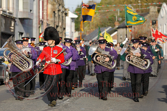Remembrance Sunday in Lisnaskea-1