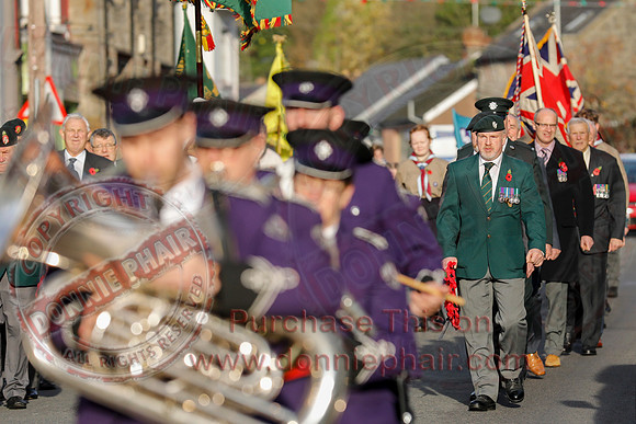 Remembrance Sunday in Lisnaskea-2
