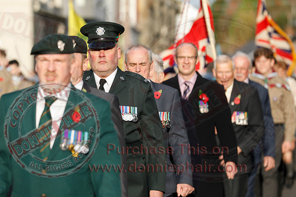 Remembrance Sunday in Lisnaskea-3