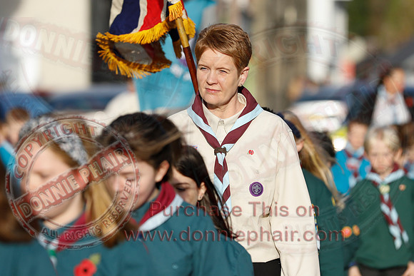 Remembrance Sunday in Lisnaskea-5