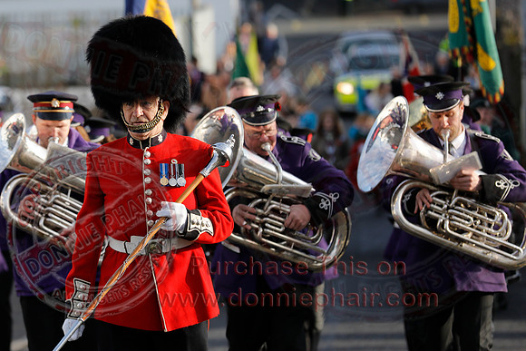 Remembrance Sunday in Lisnaskea-7