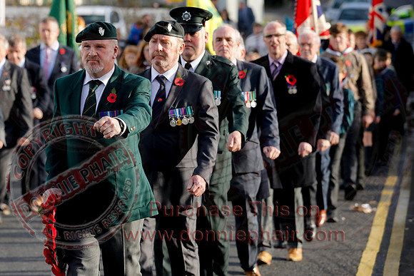 Remembrance Sunday in Lisnaskea-9