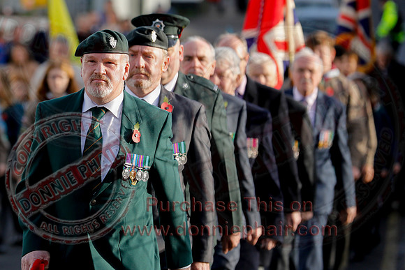 Remembrance Sunday in Lisnaskea-8