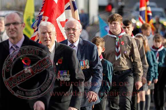 Remembrance Sunday in Lisnaskea-11