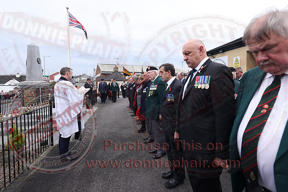 Remembrance Sunday in Fivemiletown-3