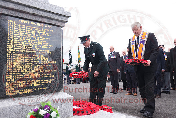 Remembrance Sunday in Fivemiletown-8