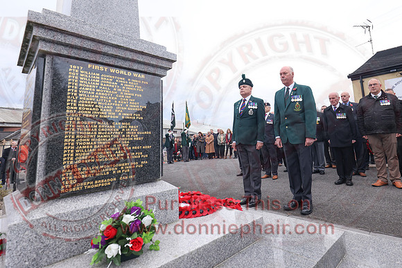 Remembrance Sunday in Fivemiletown-7
