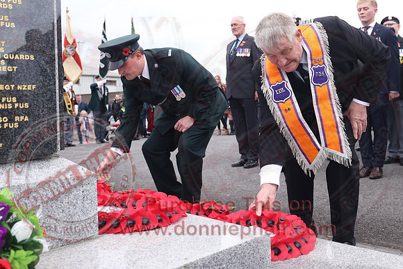 Remembrance Sunday in Fivemiletown-9