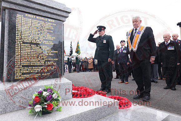 Remembrance Sunday in Fivemiletown-10