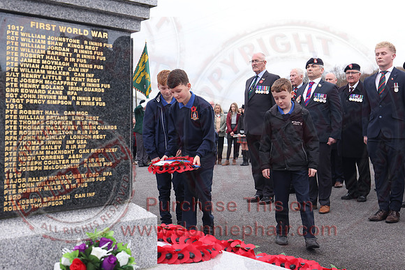Remembrance Sunday in Fivemiletown-14