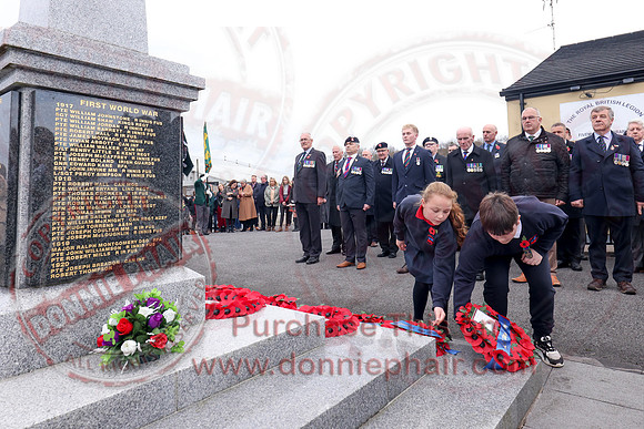Remembrance Sunday in Fivemiletown-18