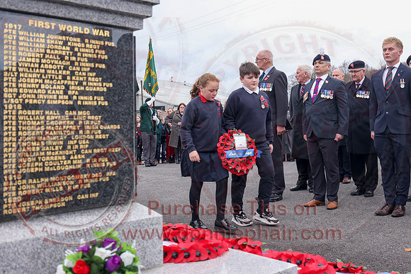 Remembrance Sunday in Fivemiletown-17
