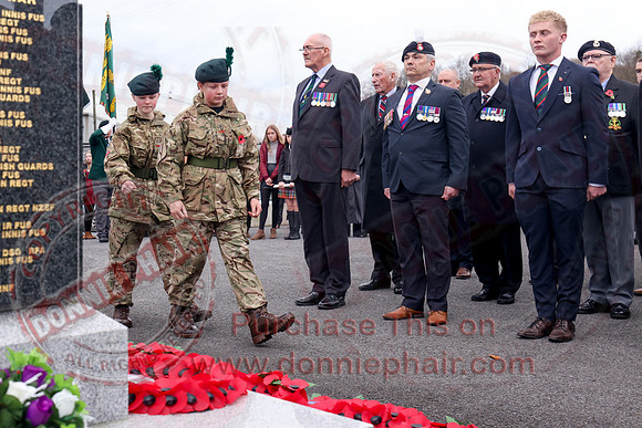 Remembrance Sunday in Fivemiletown-19