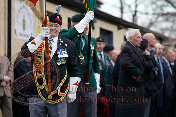 Remembrance Sunday in Fivemiletown-28