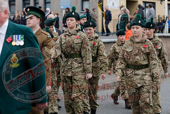 Remembrance Sunday in Fivemiletown-39