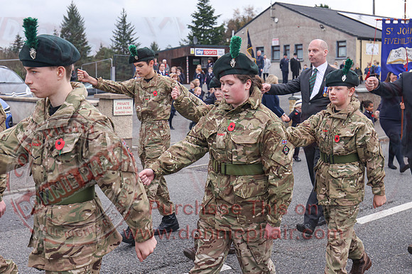 Remembrance Sunday in Fivemiletown-49