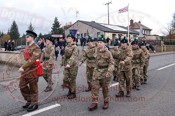 Remembrance Sunday in Fivemiletown-48