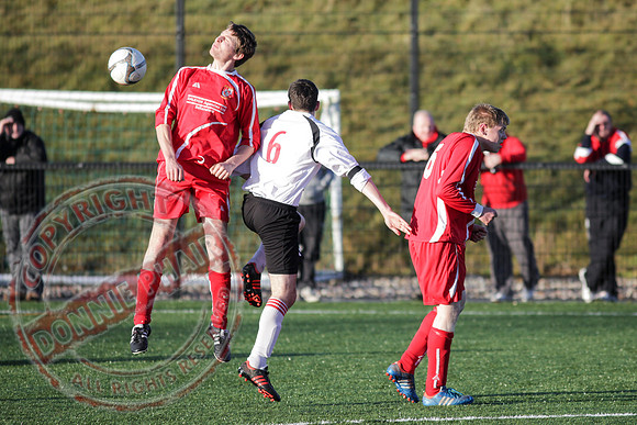 Irvinestown Wanderers (2) V Enniskillen Rangers (3) in League Football.