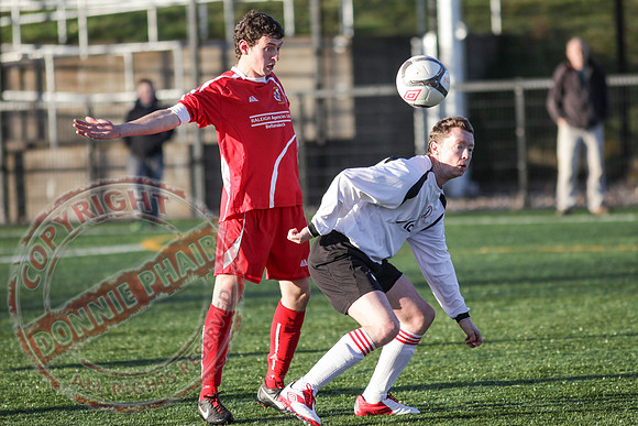 Irvinestown Wanderers (2) V Enniskillen Rangers (3) in League Football.