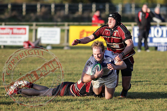 Enniskillen 1st XV (17) V Dungannon 2nd XV (5) Quarter Final of Rugby Junior Cup