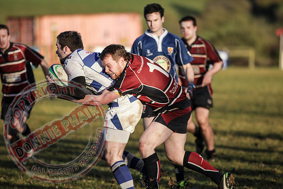 Enniskillen 1st XV (17) V Dungannon 2nd XV (5) Quarter Final of Rugby Junior Cup