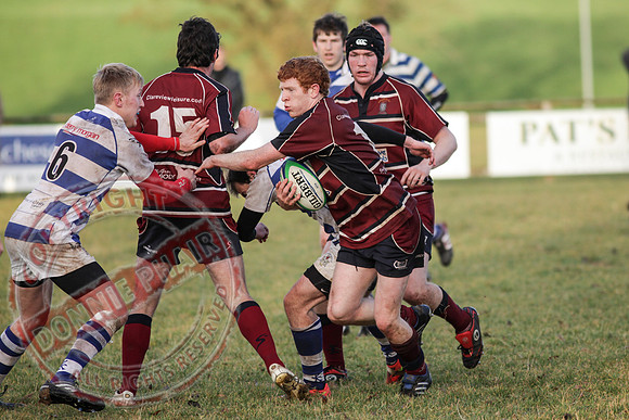 Enniskillen 1st XV (17) V Dungannon 2nd XV (5) Quarter Final of Rugby Junior Cup