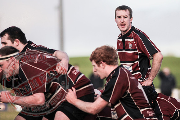 Enniskillen 1st XV (17) V Dungannon 2nd XV (5) Quarter Final of Rugby Junior Cup