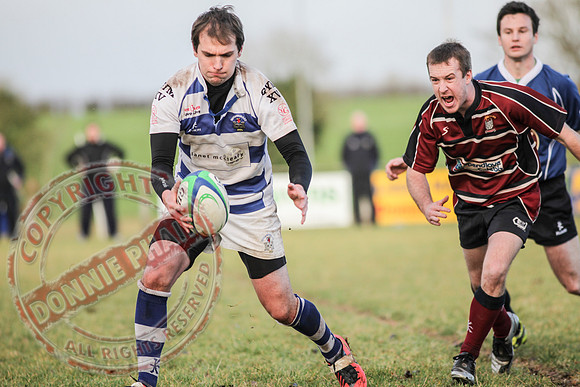 Enniskillen 1st XV (17) V Dungannon 2nd XV (5) Quarter Final of Rugby Junior Cup