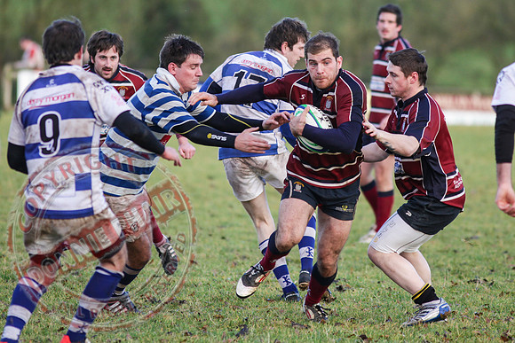 Enniskillen 1st XV (17) V Dungannon 2nd XV (5) Quarter Final of Rugby Junior Cup