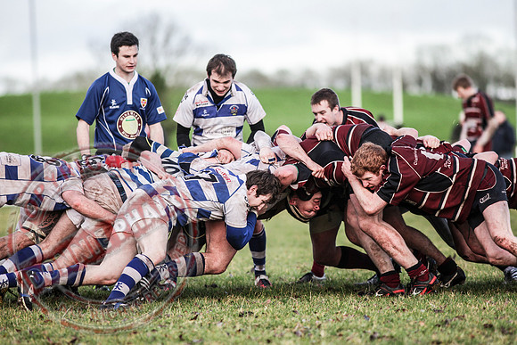Enniskillen 1st XV (17) V Dungannon 2nd XV (5) Quarter Final of Rugby Junior Cup