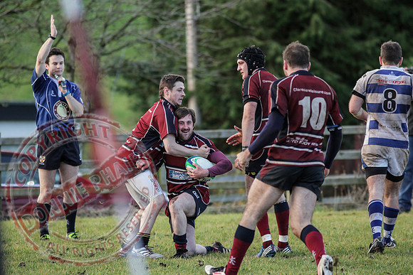 Enniskillen 1st XV (17) V Dungannon 2nd XV (5) Quarter Final of Rugby Junior Cup
