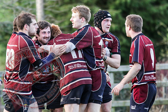 Enniskillen 1st XV (17) V Dungannon 2nd XV (5) Quarter Final of Rugby Junior Cup