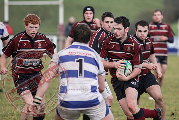 Enniskillen 1st XV (17) V Dungannon 2nd XV (5) Quarter Final of Rugby Junior Cup