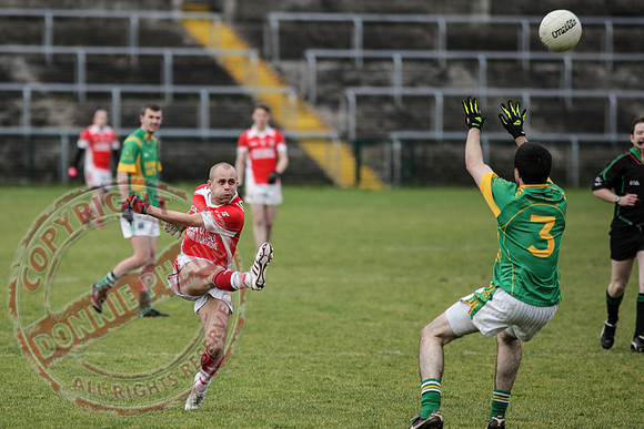 Irvinestown (1-12) V Belnaleck (1-7) in Division 3 GAA League Final in Brewster Park.