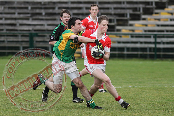 Irvinestown (1-12) V Belnaleck (1-7) in Division 3 GAA League Final in Brewster Park.