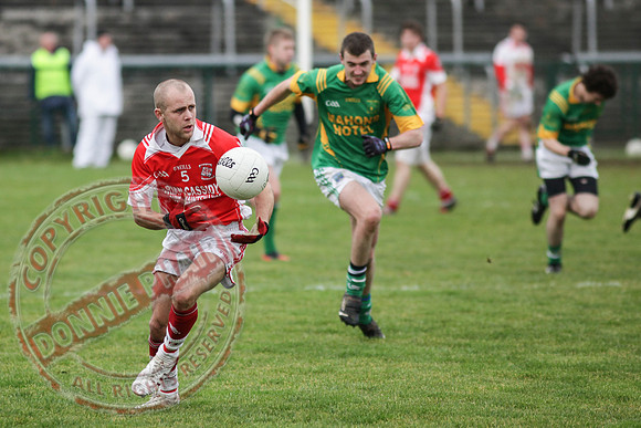 Irvinestown (1-12) V Belnaleck (1-7) in Division 3 GAA League Final in Brewster Park.