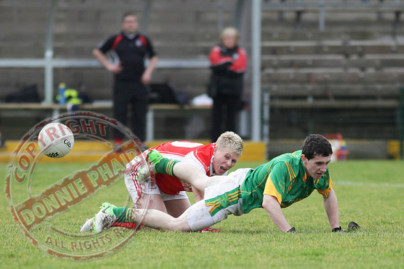 Irvinestown (1-12) V Belnaleck (1-7) in Division 3 GAA League Final in Brewster Park.